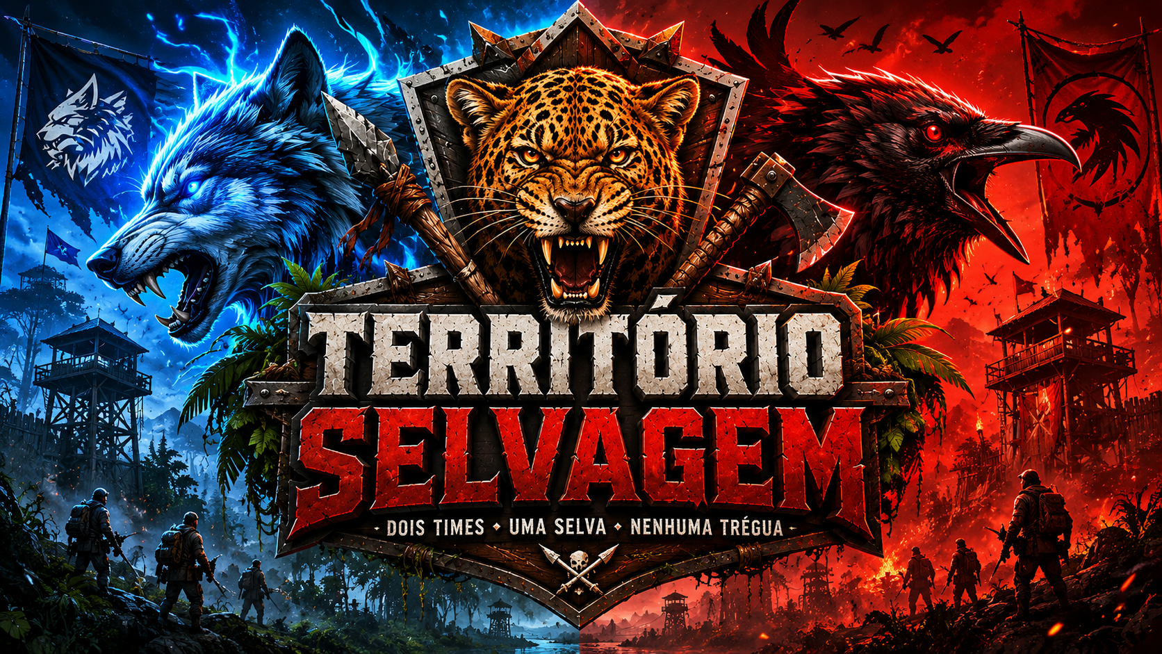 [BR] Território Selvagem | PVP de Facções • NPCs • logo